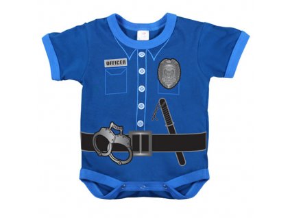 Body dětské POLICE UNIFORM MODRÉ