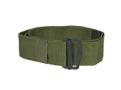 Opasek US kalhotový s provlíkací sponou ZELENÝ