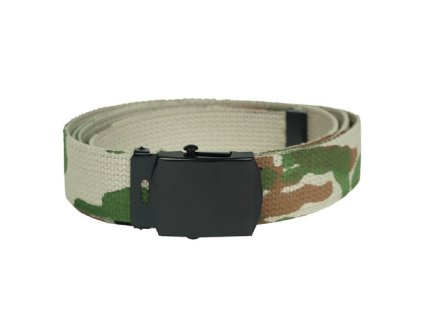 Opasek US kalhotový s černou sponou WOODLAND dl.130cm