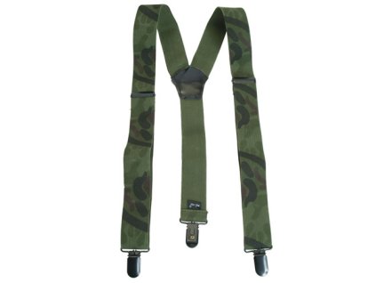 Kšandy kalhotové Y s klipsny WOODLAND