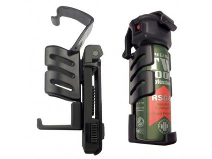 Pouzdro pro obranný sprej 50 a 63 ml rotační MOLLE ČERNÉ