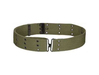 Opasek široký US typ LC1 s kovovou sponou ZELENÝ