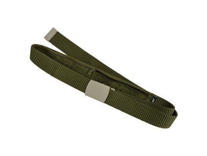 Opasek US 30mm se skrytou peněženkou ZELENÝ