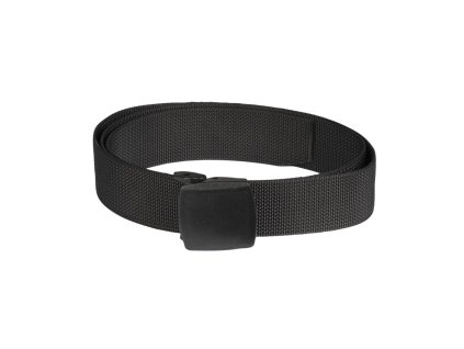 Opasek kalhotový QUICK s plastovou sponou ČERNÝ