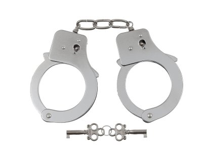 Pouta na ruce řetízková SINGLE LOCK STŘÍBRNÁ