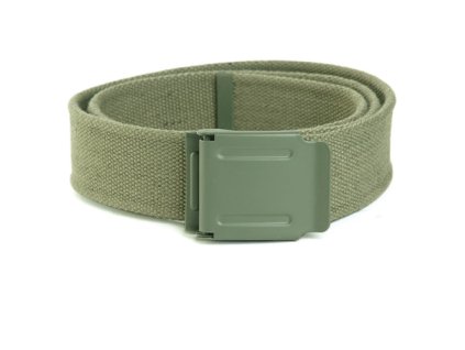 Opasek s kovovou přezkou ZELENÝ (velikost 120)