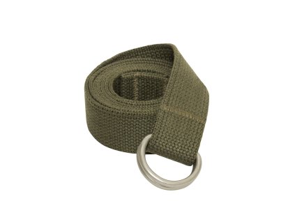 Opasek MILITARY D-RING EXPEDITION ZELENÝ (velikost 135)