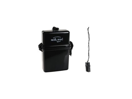 Krabička vodotěsná na krk 25x70x110 mm ČERNÁ