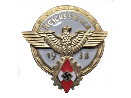badge for the winner in the reichsberufswettkampf 1938