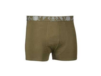 Trenýrky BOXER pánské SKULL ZELENÉ set 2ks (velikost XL)