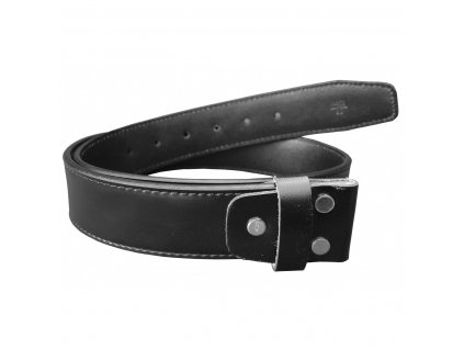 leather belt for modern buckles