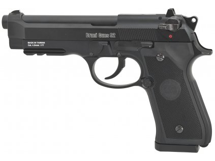 Vzduchová pistole Bruni 92 Blowback 4,5mm  + Ocelové Broky BB cal.4,5mm 1500ks