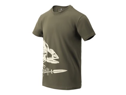 Triko skelet chameleona ZELENÉ (velikost M)