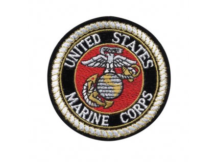 Nášivka DELUXE USMC kulatá 7,5 cm