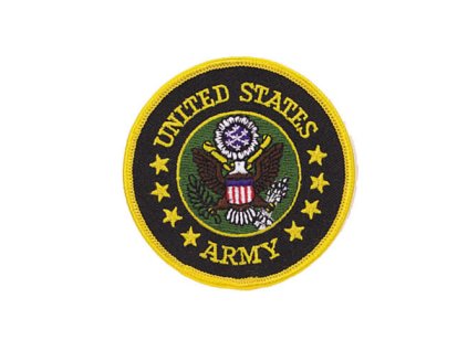 Nášivka U.S. ARMY kulatá 7,5 cm