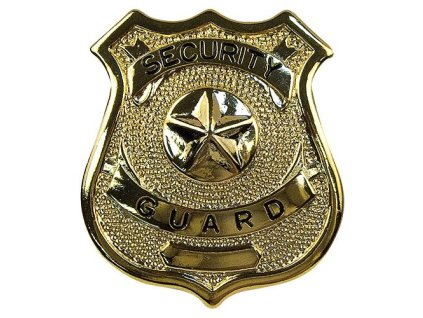 Odznak SECURITY GUARD ZLATÝ