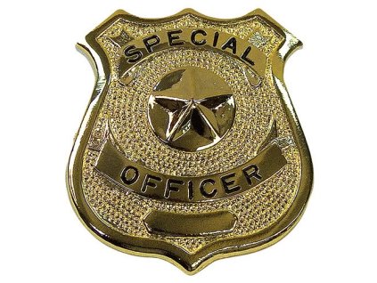 Odznak SPECIAL OFFICER ZLATÝ
