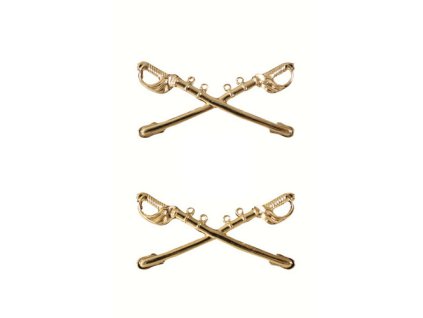 Odznak OFFICERS CAVALRY ZLATÝ