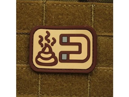Nášivka SHIT MAGNET plast DESERT