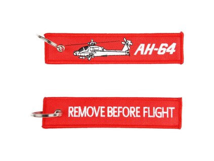 Klíčenka REMOVE BEFORE FLIGHT / AH-64
