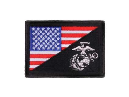 Nášivka vlajka USA/USMC velcro BAREVNÁ