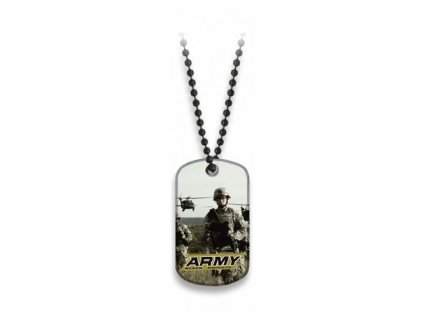 Známka identifikační ARMY s řetízkem