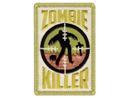 Nášivka ZOMBIE KILLER velcro 5 x 7,5 cm
