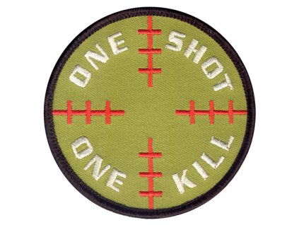 Nášivka SNIPER velcro kulatá 8 cm