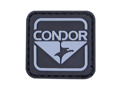 Nášivka CONDOR 3x3 PVC ČERNÁ