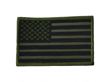 Nášivka vlajka USA bojová - OLIV