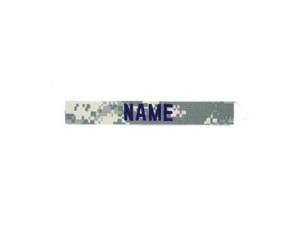 Nášivka jmenovka "NAME" 12,5 cm modrá nit VELCRO ACU DIGITAL