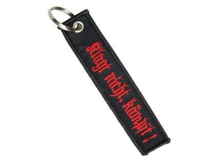 Klíčenka 'KLAGT NICHT-KÄMPFT' ČERNÁ