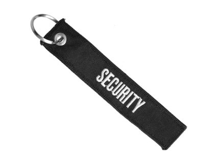 Klíčenka 'SECURITY' ČERNÁ