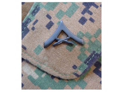 Odznak hodnostní USMC - LCpl. pár ČERNÝ