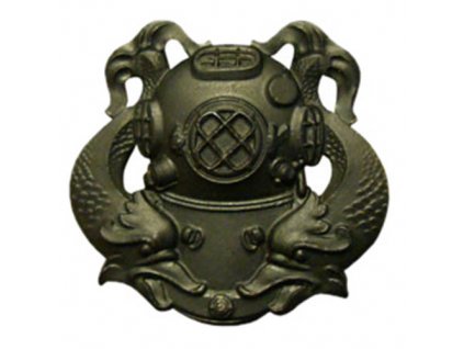 Odznak US DIVER 1st Class ČERNÝ