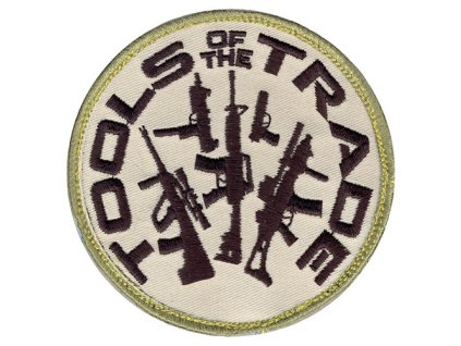 Nášivka TOOLS OF THE TRADE velcro kulatá 8 cm
