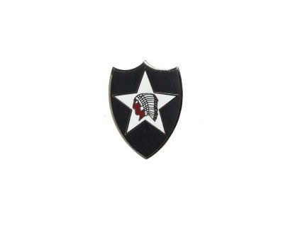 Odznak US 2nd INFANTRY DIVISION / indián barevný /