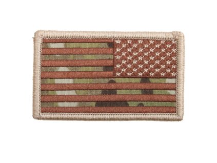 Nášivka USA vlajka reverzní 4,5 x 8,5 cm MULTICAM®