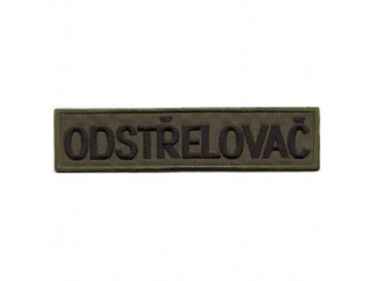 Nášivka ODSTŘELOVAČ - OLIV VELCRO