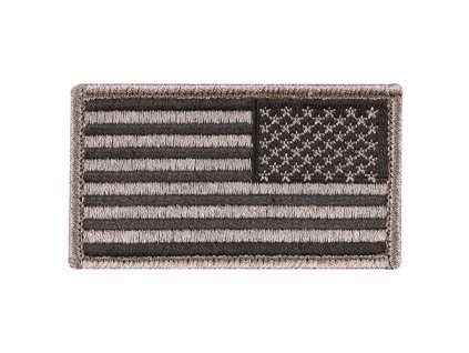 Nášivka USA vlajka reverzní 4,5 x 8,5 cm