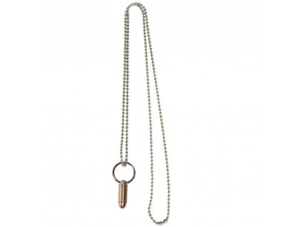 Přívěšek na krk malá PATRONA ráže 9mm