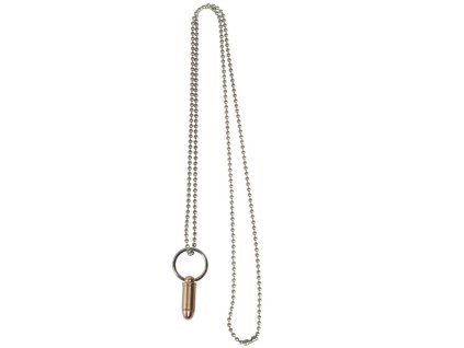 Přívěšek na krk malá PATRONA ráže 9mm