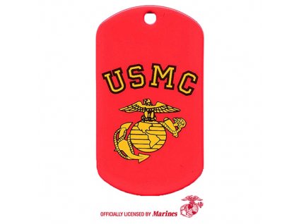 Známka identifikační USMC G&A ČERVENÁ