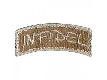 Nášivka INFIDEL velcro DESERT