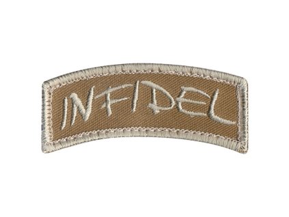 Nášivka INFIDEL velcro DESERT