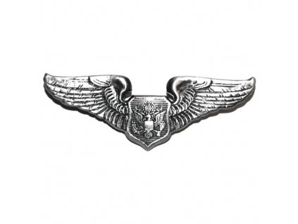 Odznak PILOT AVIATOR STŘÍBRNÝ MATNÝ