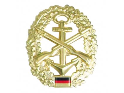 Odznak BW na baret zlatý Marine-Sicherungstruppe