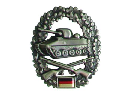 Odznak BW na baret Panzergrenadiertruppe