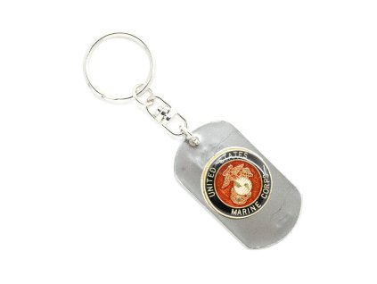Přívěšek na klíče MARINES STŘÍBRNÝ
