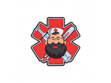 Nášivka Beardman MEDIC velcro plastová